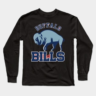 buffalo bills , buffalo mafia vector design Long Sleeve T-Shirt